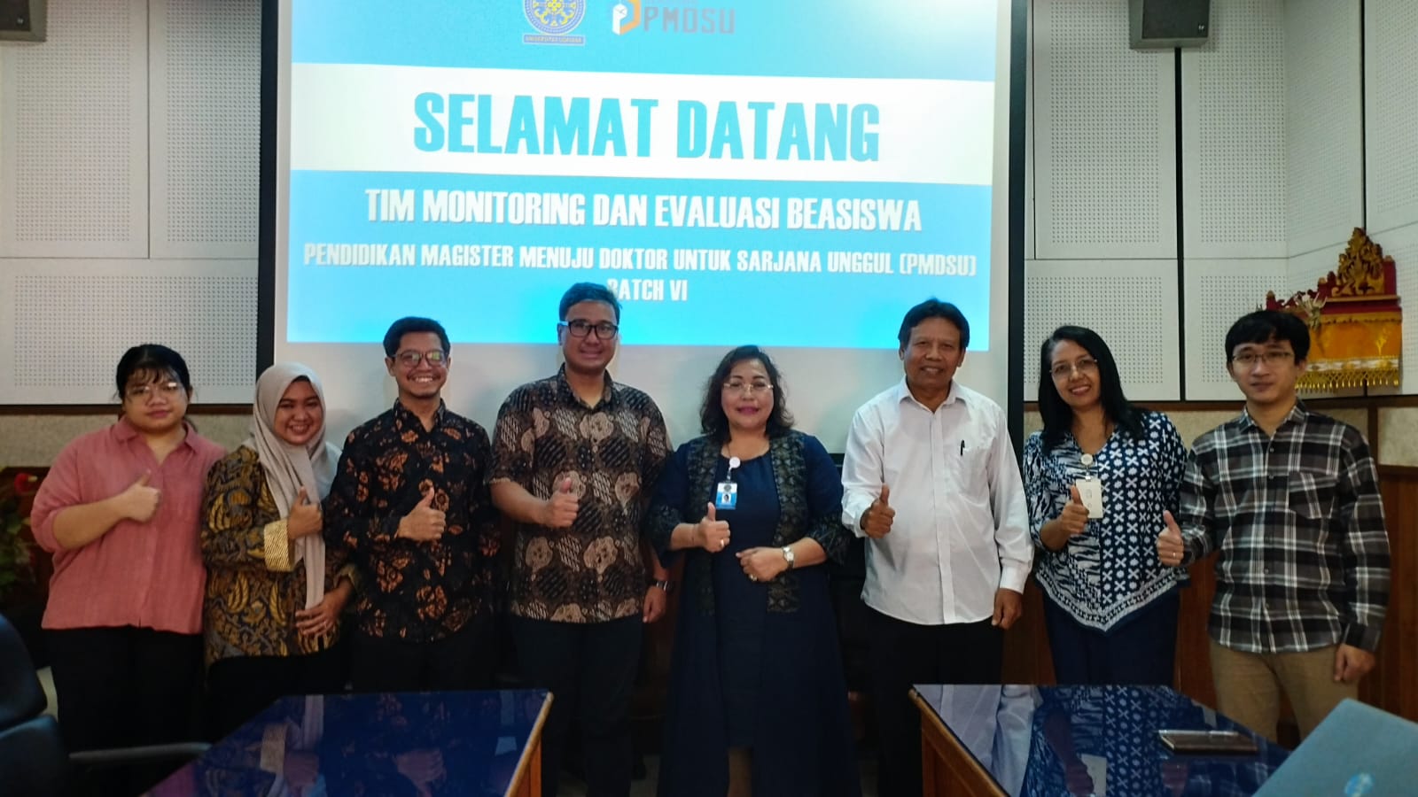 Monitoring the Progress of the Learning Process, the Monev Team of the Directorate General of Diktiristek Conducts Monitoring and Evaluation of PMDSU Scholarship Recipients